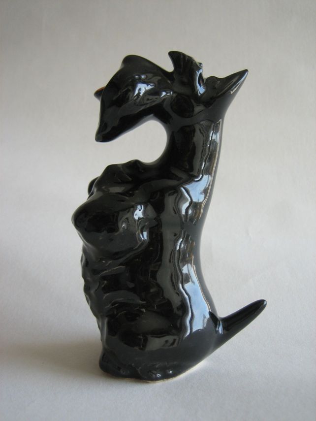 08. Черный стоячий скотч-терьер Н.С. Абрамовича